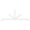 Ekena Millwork Vanguard Architectural Grade PVC Gable Bracket, 108"W x 40 1/2"H x 2"D x 4"F, 9/12 Pitch GBP108X41X0204VAN00 - alternate 3
